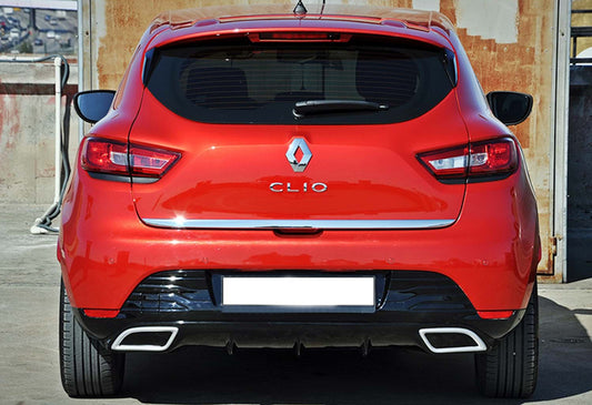 Rear Diffuser DPT V-2 (Gloss Black) for Renault Clio IV 2012-2019 - image 1