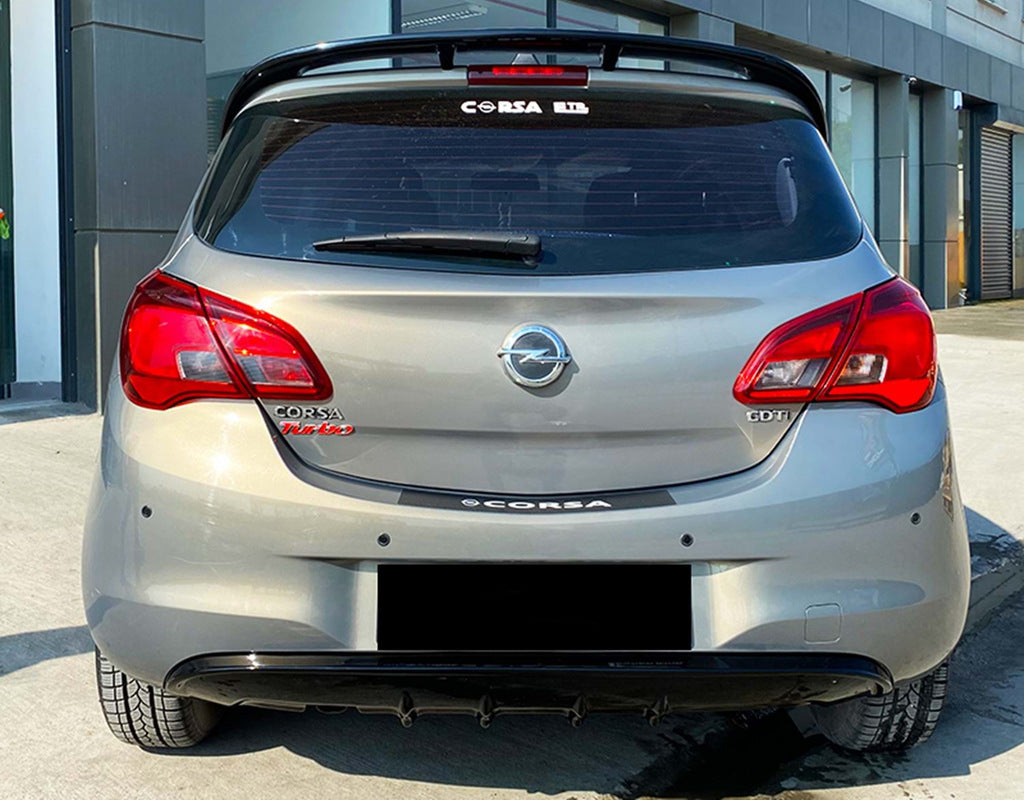 DPT V-1 Spoiler (Gloss Black) for Opel Corsa E 2015-2019 - image 2