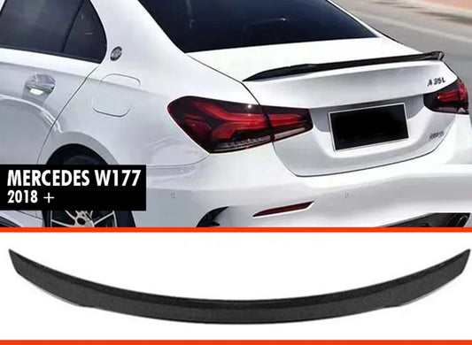 Spoiler DPT V-2 (SD, Gloss Black) for Mercedes A-сlass W177 2018- - image 1