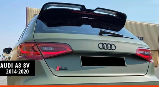 Spoiler DPT V-3 (HB, 5-Door, Gloss Black) for Audi A3 2012-2020 - image 1
