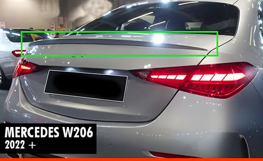 Spoiler DPT (gloss black) for Mercedes C-class W206 2022↗︎ - image 1