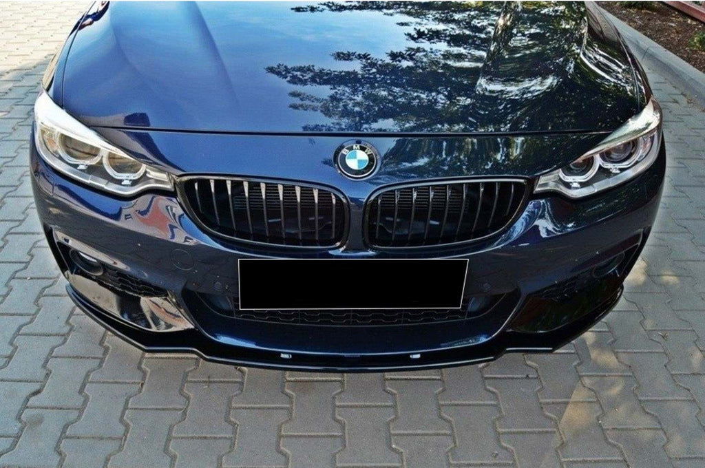 Front Lip DPT V-2 (for M-Technic, gloss black) for BMW 4 series F-32 2012-2020 - image 3