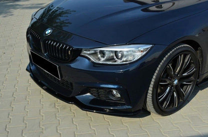 Front Lip DPT V-2 (for M-Sport, Gloss Black) for BMW 4 Series F-32 2012-2020 - image 1