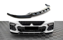Front Lip Spoiler DPT V-1 (For M, Gloss Black) for BMW X6 G06 2019- - image 1