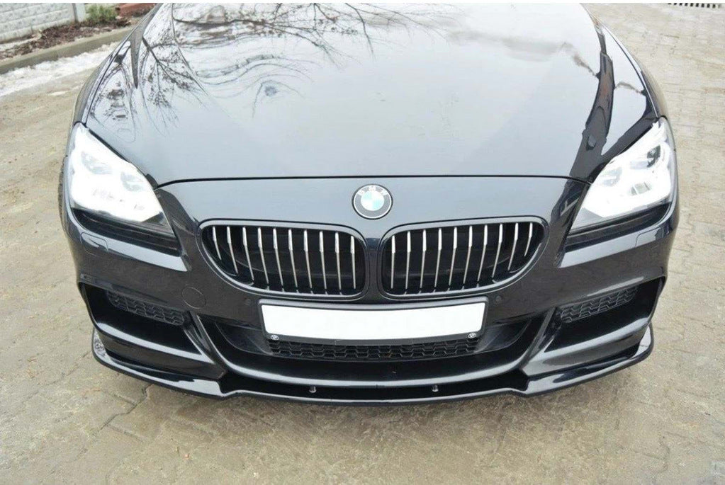 Front Lip Spoiler DPT (for M Performance, Gloss Black) for BMW 6 F12/F13/F06 2011-2018 - image 2