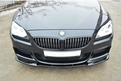 Front Lip Spoiler DPT (for M Performance, Gloss Black) for BMW 6 F12/F13/F06 2011-2018 - image 2