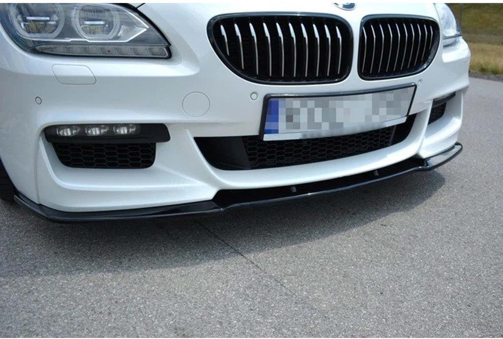 Front Lip Spoiler DPT (for M Performance, Gloss Black) for BMW 6 F12/F13/F06 2011-2018 - image 3