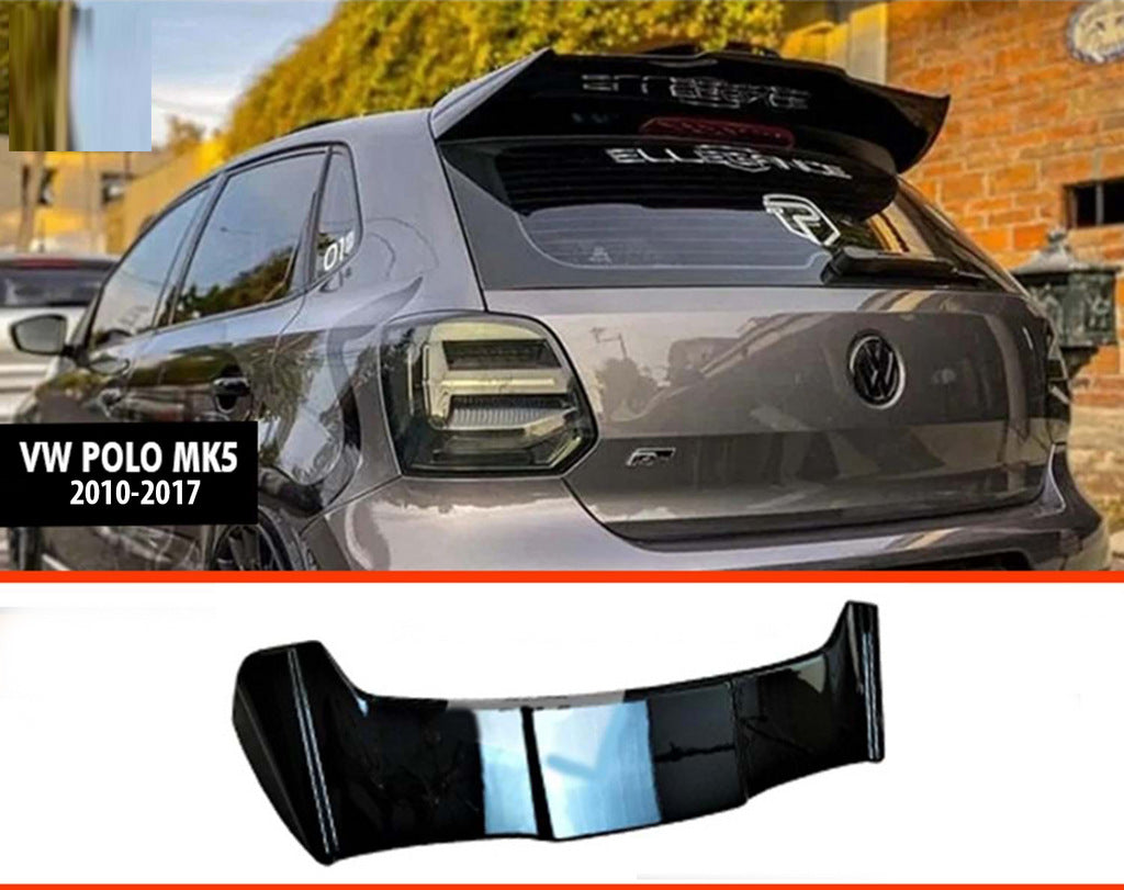 DPT V-1 Spoiler (HB, Gloss Black) for Volkswagen Polo 2010-2017 - image 1