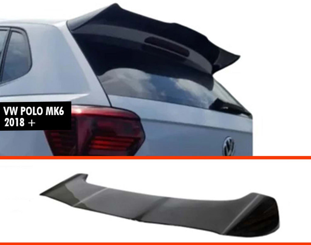 Spoiler DPT V-2 (2017-2021, HB, Gloss Black) for Volkswagen Polo 2017- - image 1