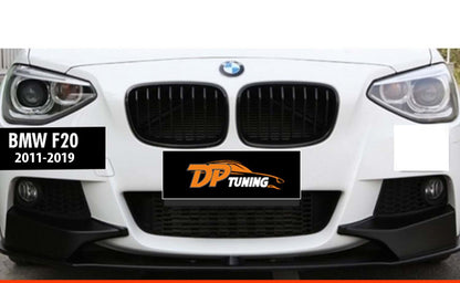 Front Lip DPT V-1 (For M Performance, Gloss Black, 2 pcs) for BMW 1 Series F20/21 2011-2019 - image 3