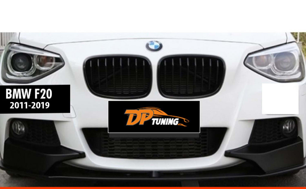 Front Lip DPT V-1 (For M Performance, Gloss Black, 2 pcs) for BMW 1 Series F20/21 2011-2019 - image 3