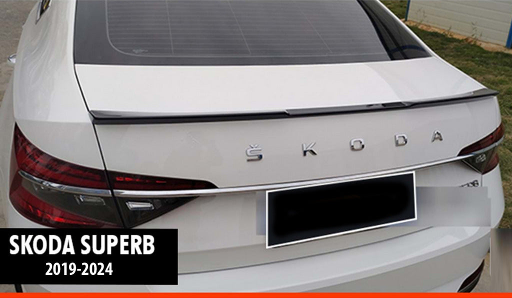 Spoiler DPT V-3 (2019-2024, Gloss Black) for Skoda Superb 2015-2024 - image 1