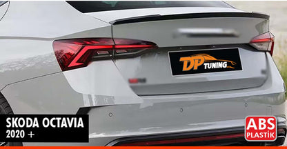 DPT Spoiler (Gloss Black) for Skoda Octavia IV A8 2020- - image 7