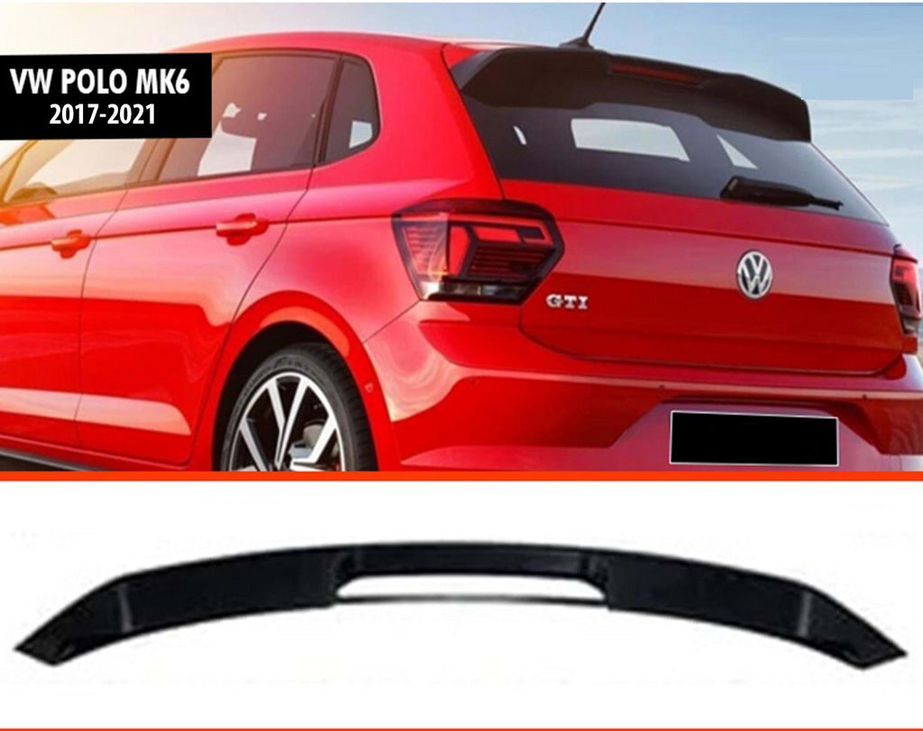 Spoiler DPT V-3 (2017-2021, HB, Gloss Black) for Volkswagen Polo 2017- - image 1