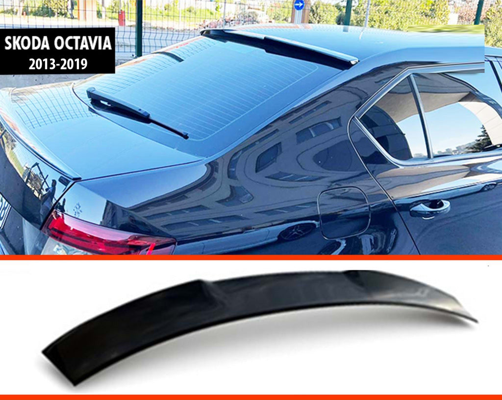 Rear Spoiler DPT V-6 Gloss Black for Skoda Octavia III A7 2013-2019 - image 3