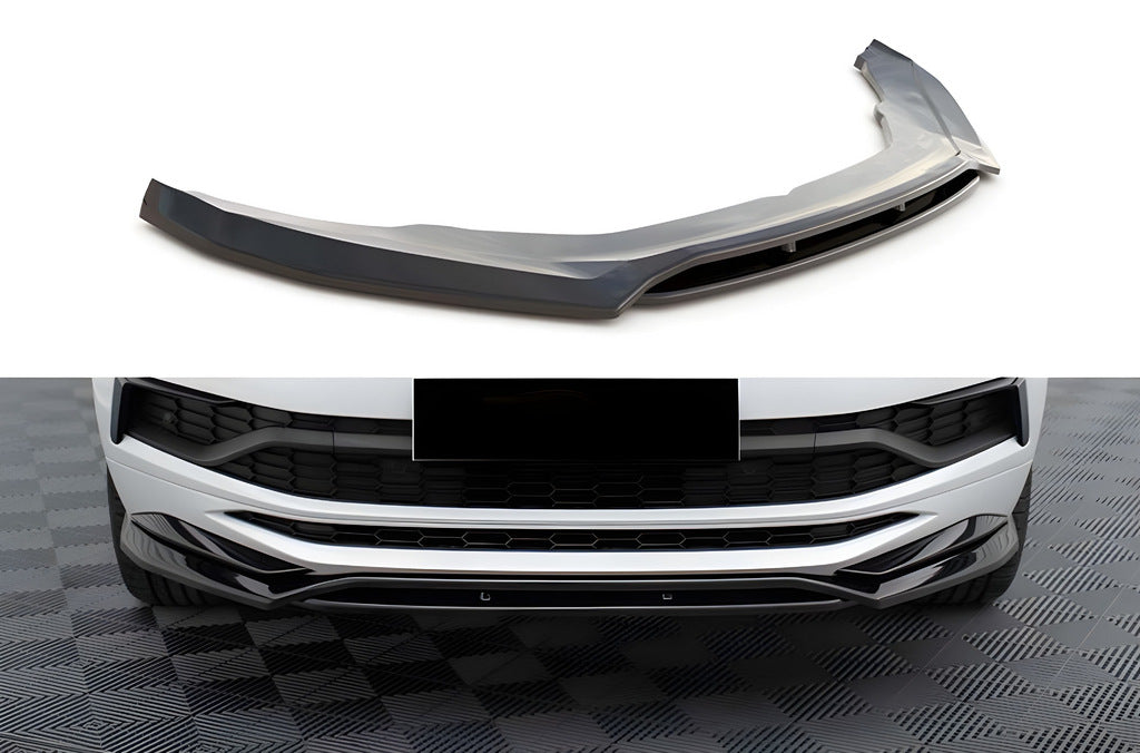Front Lip Spoiler DPT (Gloss Black) for Skoda Kodiaq 2016-2023 - image 1