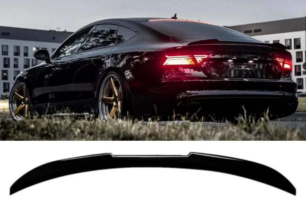DPT V2 Rear Spoiler (Sedan, Gloss Black) for Audi A7 2010-2018 - image 1