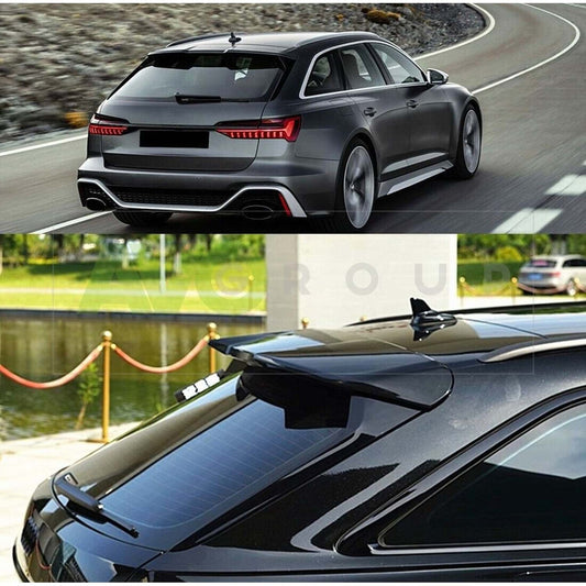 Spoiler DPT V2 (SW, gloss black) for Audi A6 C8 2018- - image 1