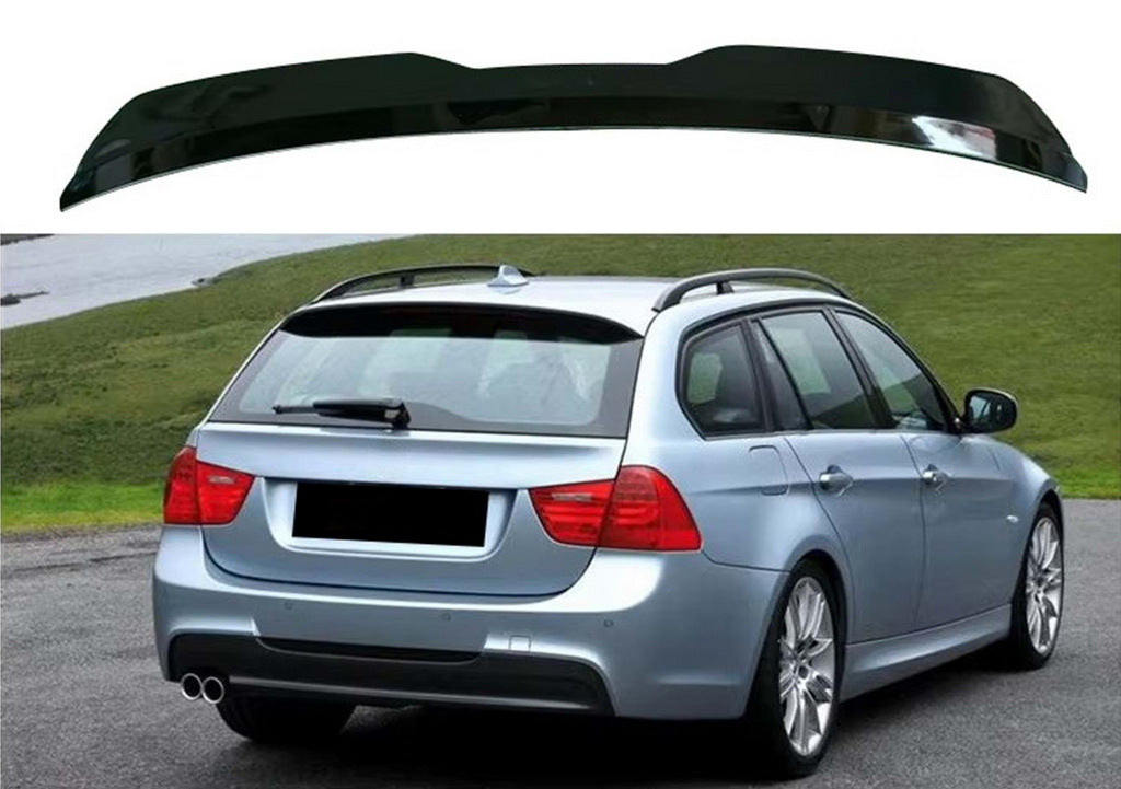 DPT Spoiler (SW, Gloss Black) for BMW 3 Series E90/E91 2005-2011 - image 1