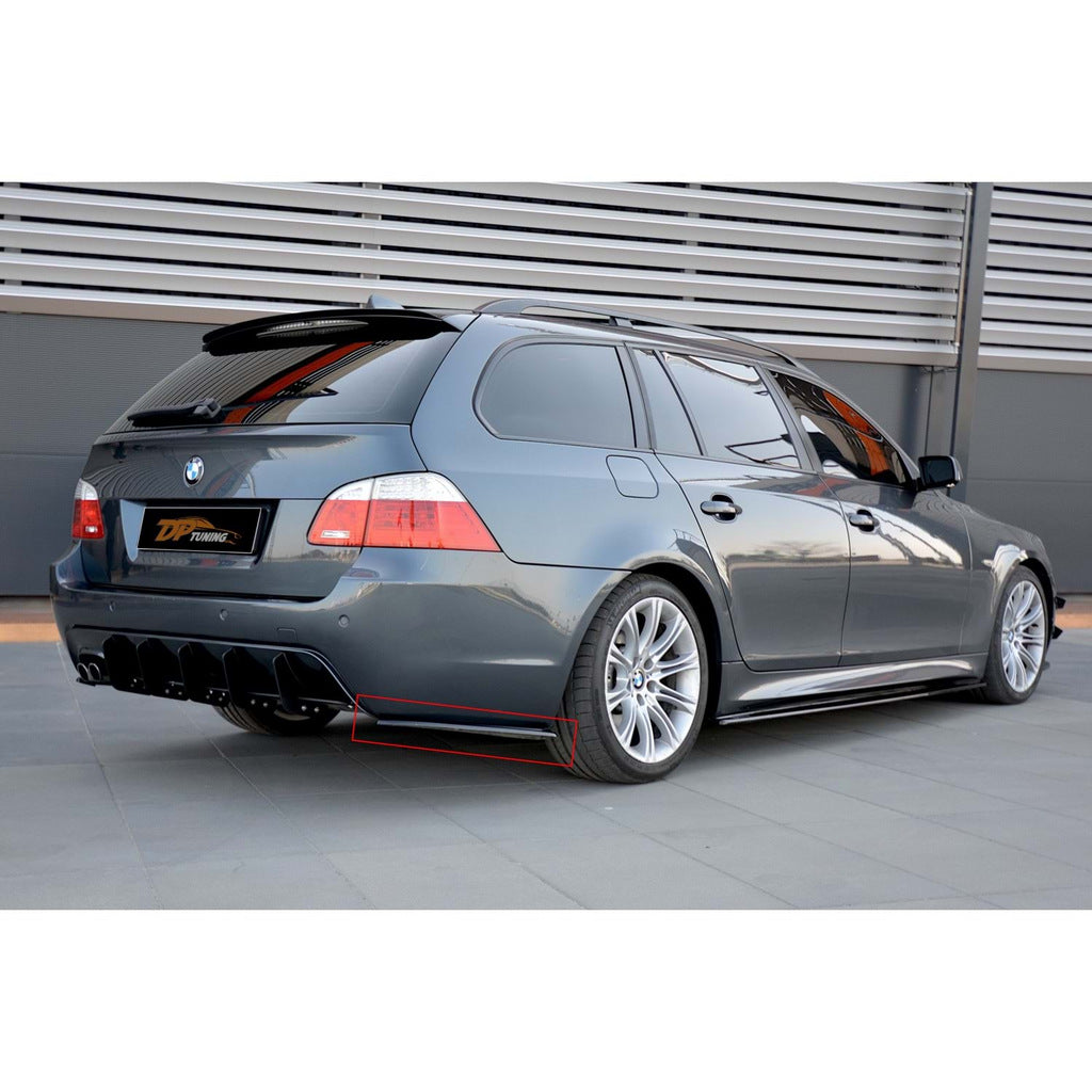 Rear Flap Extensions DPT (Gloss Black) for BMW 5 Series E60/E61 2003-2010 - image 1