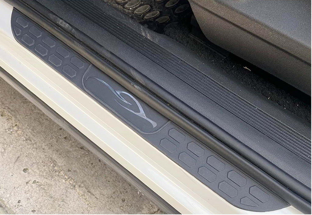 Door Sill Protectors DPT (2015-2021) (ABS) (4pcs) (matte black) for Mitsubishi Outlander 2012-2021 - image 3