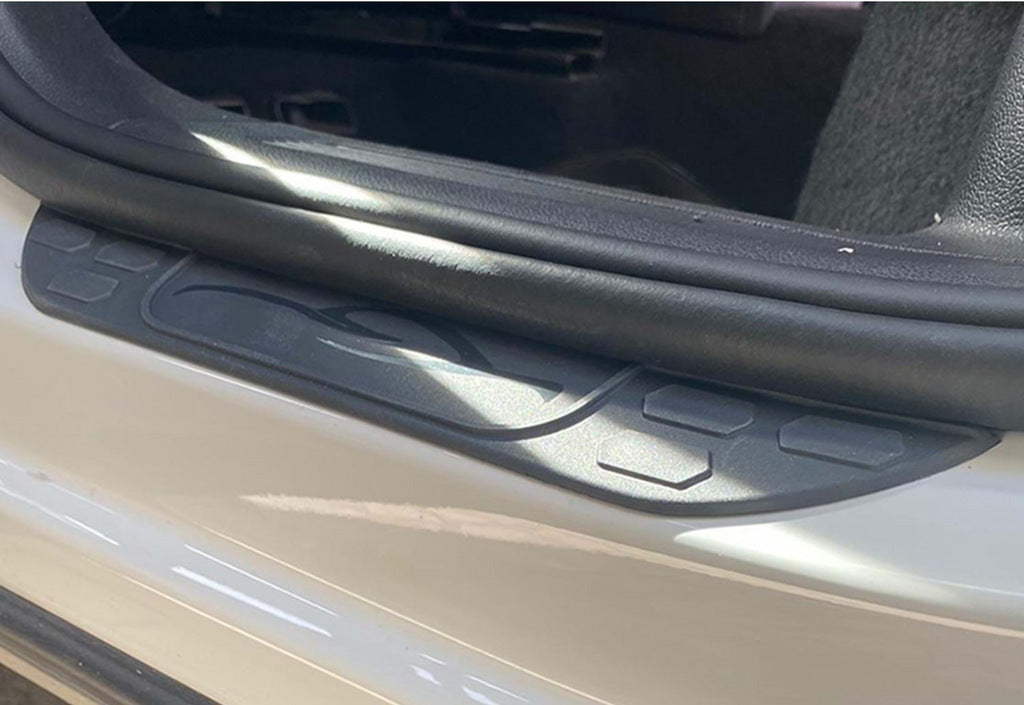 Door Sill Protectors DPT (2015-2021) (ABS) (4pcs) (matte black) for Mitsubishi Outlander 2012-2021 - image 4