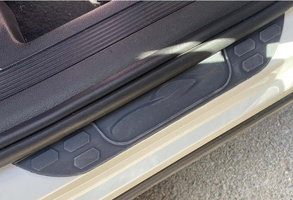 Door Sill Protectors DPT (2015-2021) (ABS) (4pcs) (matte black) for Mitsubishi Outlander 2012-2021 - image 5