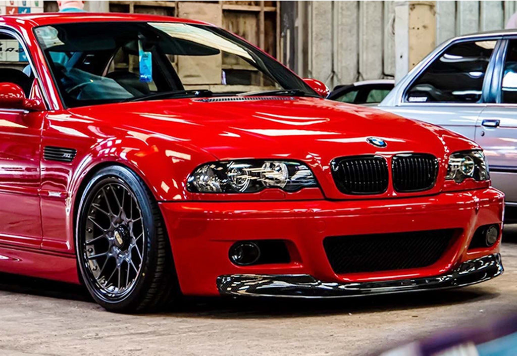 Front Lip Spoiler DPT (for M3, Gloss Black) for BMW 3 Series E46 1998-2006 - image 1