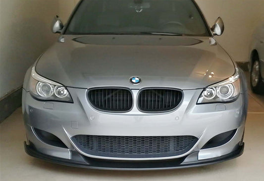 Front Lip DPT (with Fins, for M5 Hamann, Gloss Black) for BMW 5 Series E-60/61 2003-2010 - image 2