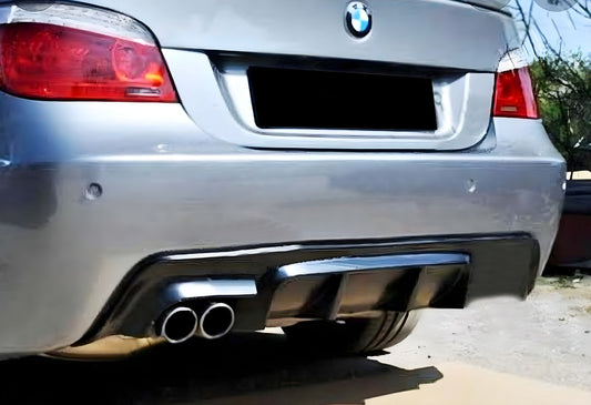 Rear diffuser DPT V-1 (for M-Sport, gloss black) for BMW 5 series E-60/61 2003-2010 - image 1