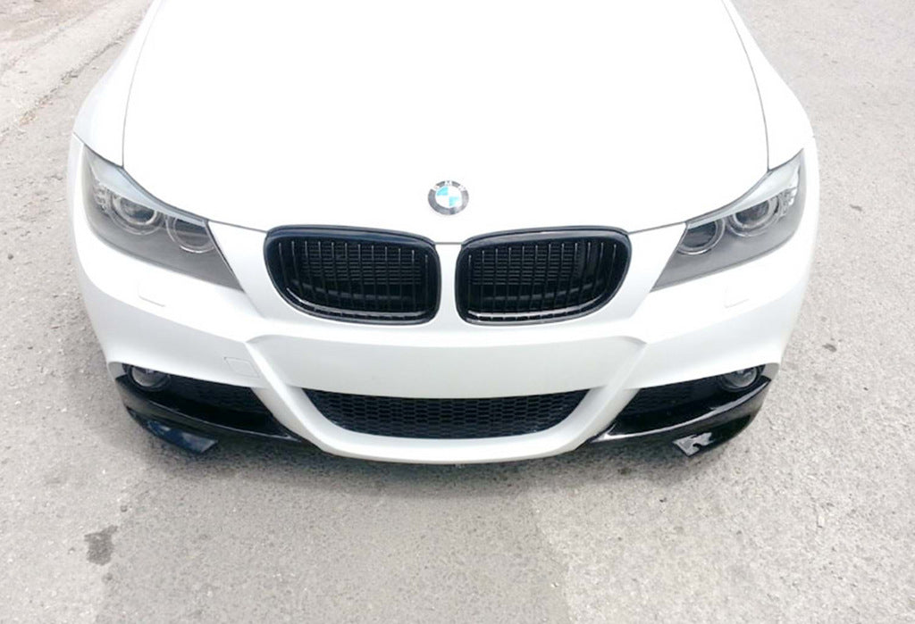 Front Flap Extensions DPT (for E90 M-Sport 2008-2011, Gloss Black, 2 pcs) for BMW 3 Series E90/E91 2005-2011 - image 3