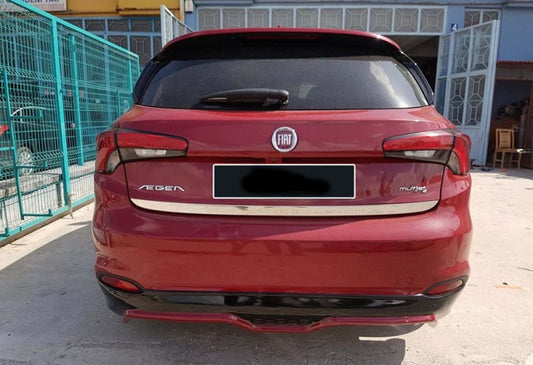 Rear Diffuser DPT (HB, Gloss Black) for Fiat Tipo 2016- - image 1