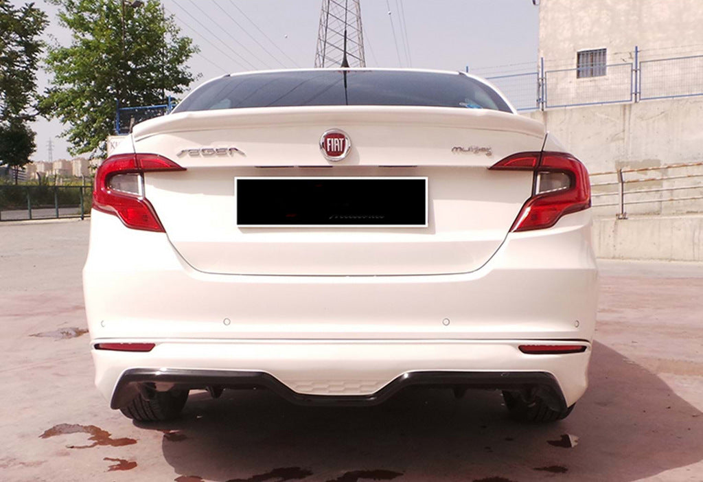 Rear Diffuser DPT (SD, Gloss Black) for Fiat Tipo 2016- - image 1