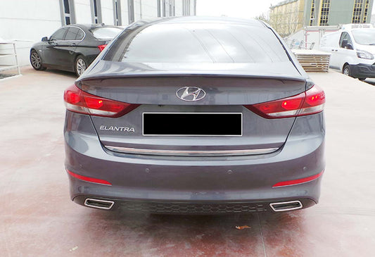 Rear Diffuser DPT V-1 (Gloss Black) for Hyundai Elantra (AD) 2015-2020 - image 2