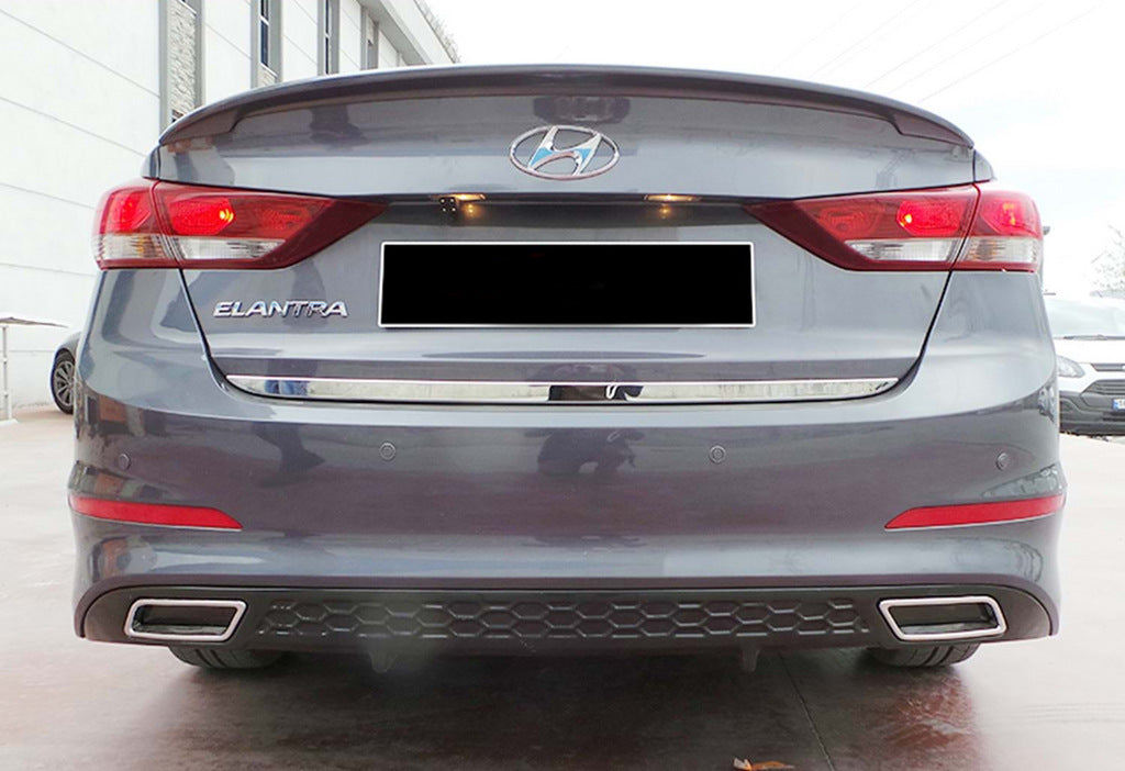 Rear Diffuser DPT V-1 (Gloss Black) for Hyundai Elantra (AD) 2015-2020 - image 3