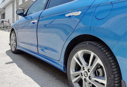 Side Skirts DPT (Gloss Black) for Hyundai Elantra (AD) 2015-2020 - image 3