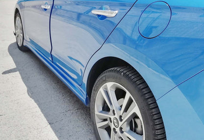 Side Skirts DPT (Gloss Black) for Hyundai Elantra (AD) 2015-2020 - image 1