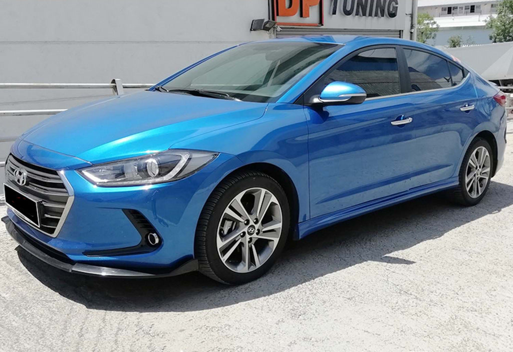 Side Skirts DPT (Gloss Black) for Hyundai Elantra (AD) 2015-2020 - image 4