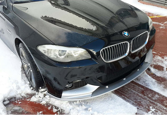 Front Bumper Lip DPT V-2 (for M-Performance, Gloss Black) for BMW 5 Series F-10/11/07 2010-2016 - image 2
