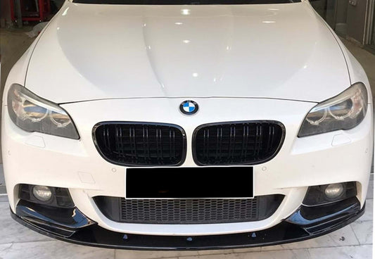 Front Bumper Lip DPT V-2 (for M-Performance, Gloss Black) for BMW 5 Series F-10/11/07 2010-2016 - image 1
