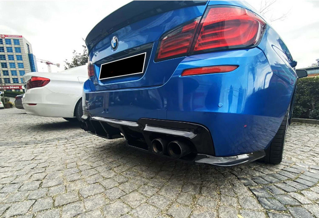 Rear Diffuser DPT V-1 (for M-Performance, Gloss Black) for BMW 5 Series F10/F11 2010–2016 - image 1