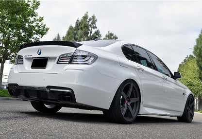 Rear diffuser DPT V-2 (for M-Performance, gloss black) for BMW 5 series F-10/11/07 2010-2016 - image 5