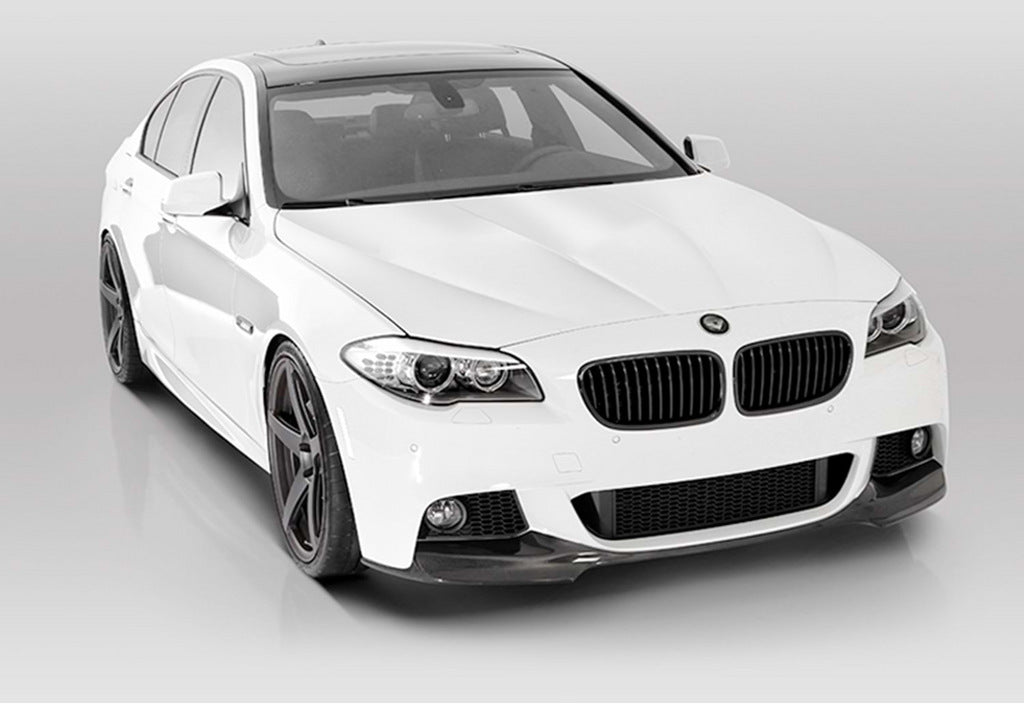 Front bumper cover DPT Lip V-3 (For M-Performance, gloss black) for BMW 5 series F-10/11/07 2010-2016 - image 4