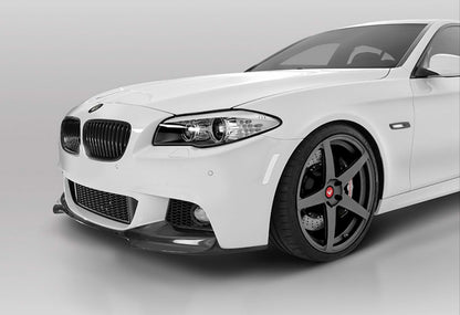 Front bumper cover DPT Lip V-3 (For M-Performance, gloss black) for BMW 5 series F-10/11/07 2010-2016 - image 1