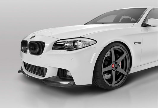 Front bumper cover DPT Lip V-3 (For M-Performance, gloss black) for BMW 5 series F-10/11/07 2010-2016 - image 1