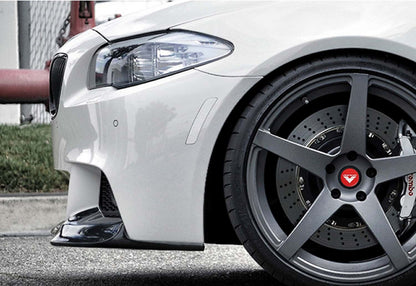 Front bumper cover DPT Lip V-3 (For M-Performance, gloss black) for BMW 5 series F-10/11/07 2010-2016 - image 6