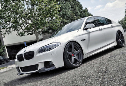 Front Bumper Lip DPT V-3 (For M-Performance, Gloss Black) for BMW 5 Series F-10/11/07 2010-2016 - image 3