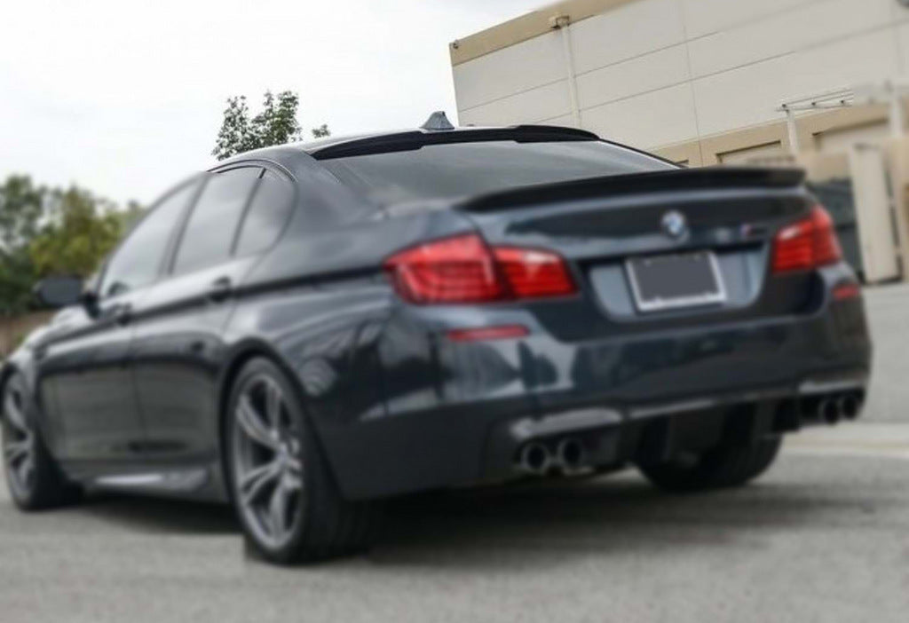 M4-Style V1 Rear Spoiler (for F10, Gloss Black) for BMW 5 Series F10/F11 2010–2016 - image 4
