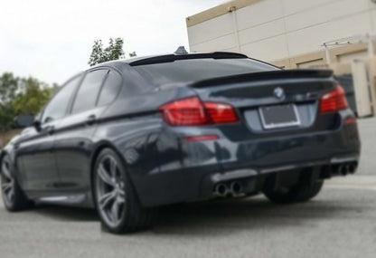 M4-Style V1 Rear Spoiler (for F10, Gloss Black) for BMW 5 Series F10/F11 2010–2016 - image 4