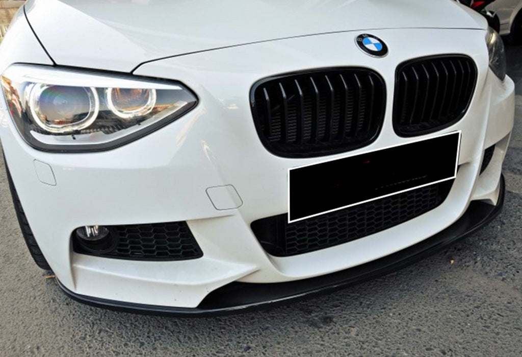 Front Lip DPT V-3 (For M Performance Style, Gloss Black) for BMW 1 Series F20/F21 2011-2019 - image 1